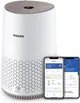 Philips 600i luchtreiniger met Philips Air+ app op smartphone