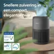 Philips 900i AC0951 luchtreiniger zijaanzicht met bedieningspaneel