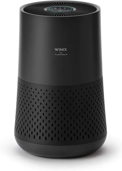 Winix A330 luchtreiniger vooraanzicht zwart compact design
