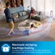 Philips Air Performer 7000 in woonkamer setting met kinderen