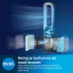 Philips Air Performer 8000 in woonkamer met verwarmingsfunctie actief