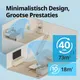 Coway Airmega 150 bovenaanzicht met wasbaar voorfilter dat als een tissue verwijderbaar is
