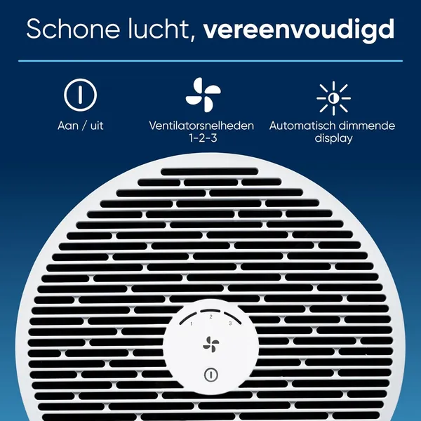 Blueair Blue Pure 3150 Mini Max met verwisselbare stoffen voorfilters in verschillende kleuren