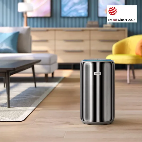 Philips PureProtect 3200 met blauwe luchtkwaliteits-LED ring bovenaanzicht
