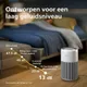 Philips Series 2200 in woonkamer met luchtstroom visualisatie